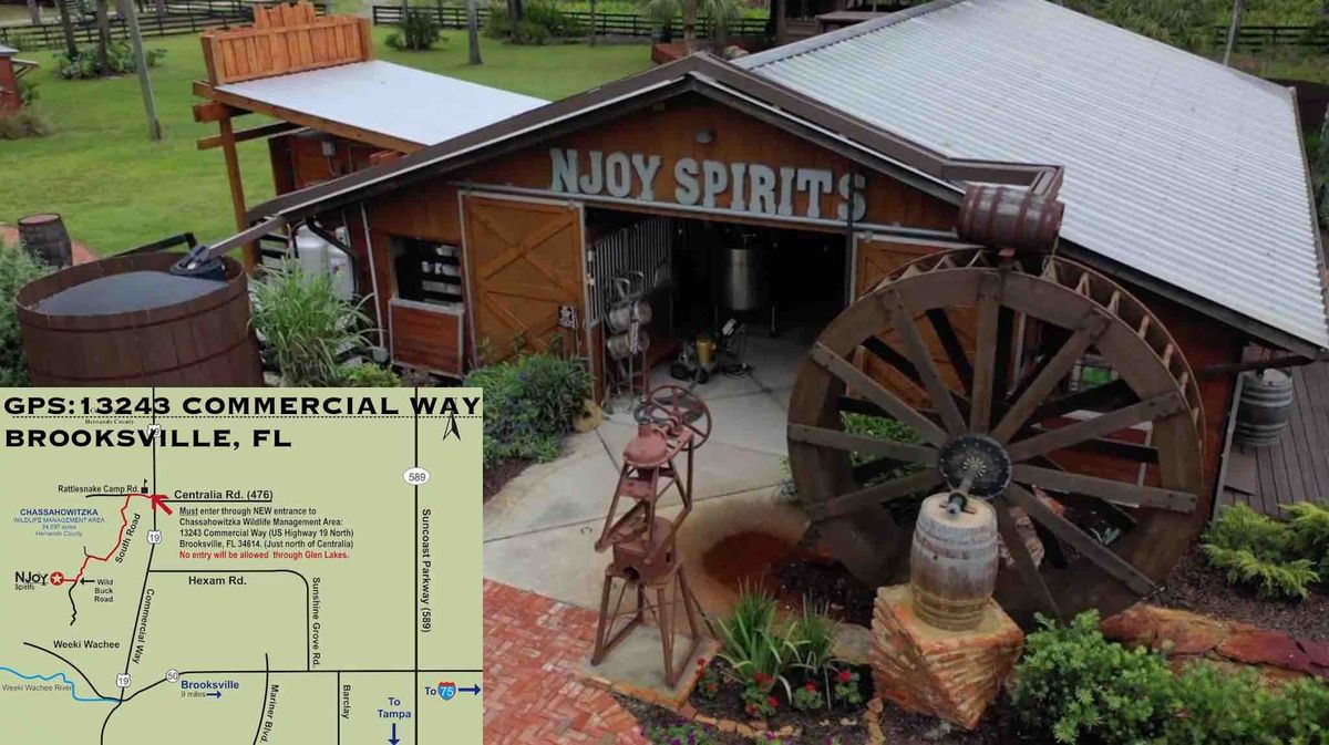 MUSIC, FOOD, WHISKEY & RUM UNDER THE STARS W\/ THE MORE IS MORE BAND @ NJOY SPIRITS DISTILLERY