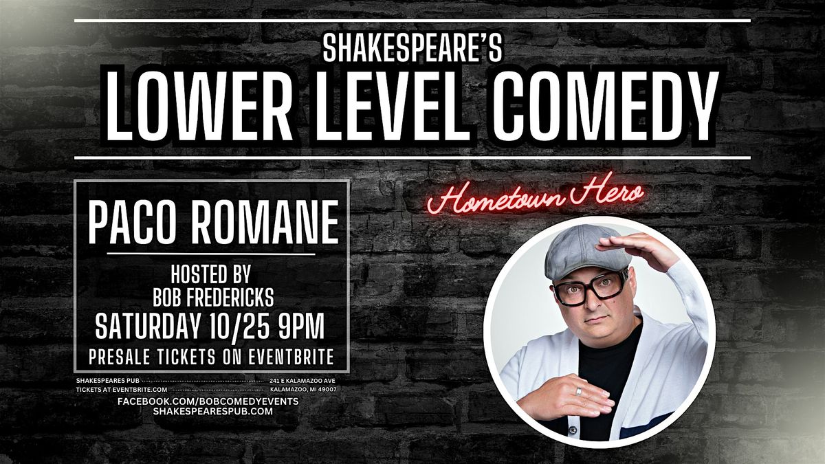 Shakespeare's Pub Comedy - Paco Romane