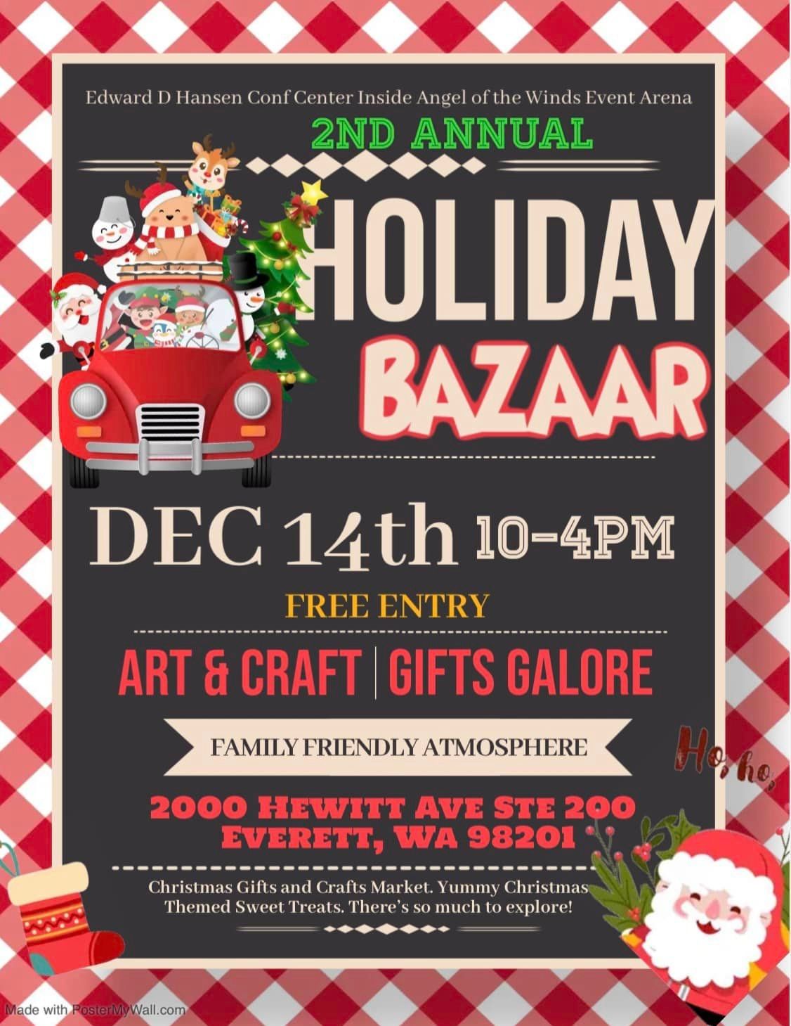 Pac NW Presents The 2nd Annual Holiday Bazaar