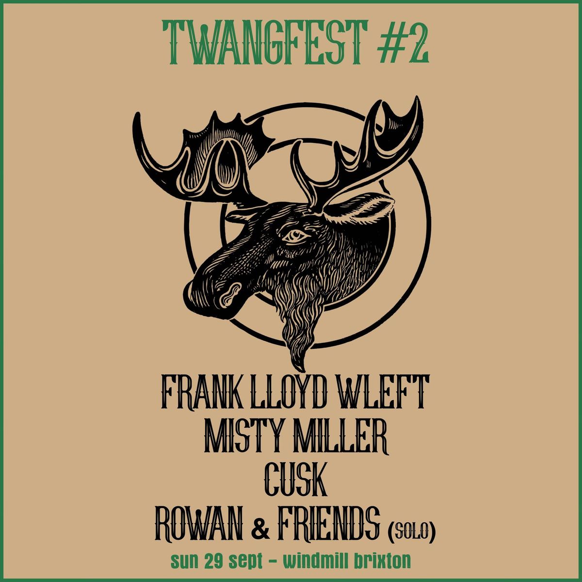 Twangfest #2 - Frank Lloyd Wleft, Misty Miller, Cusk, Rowan