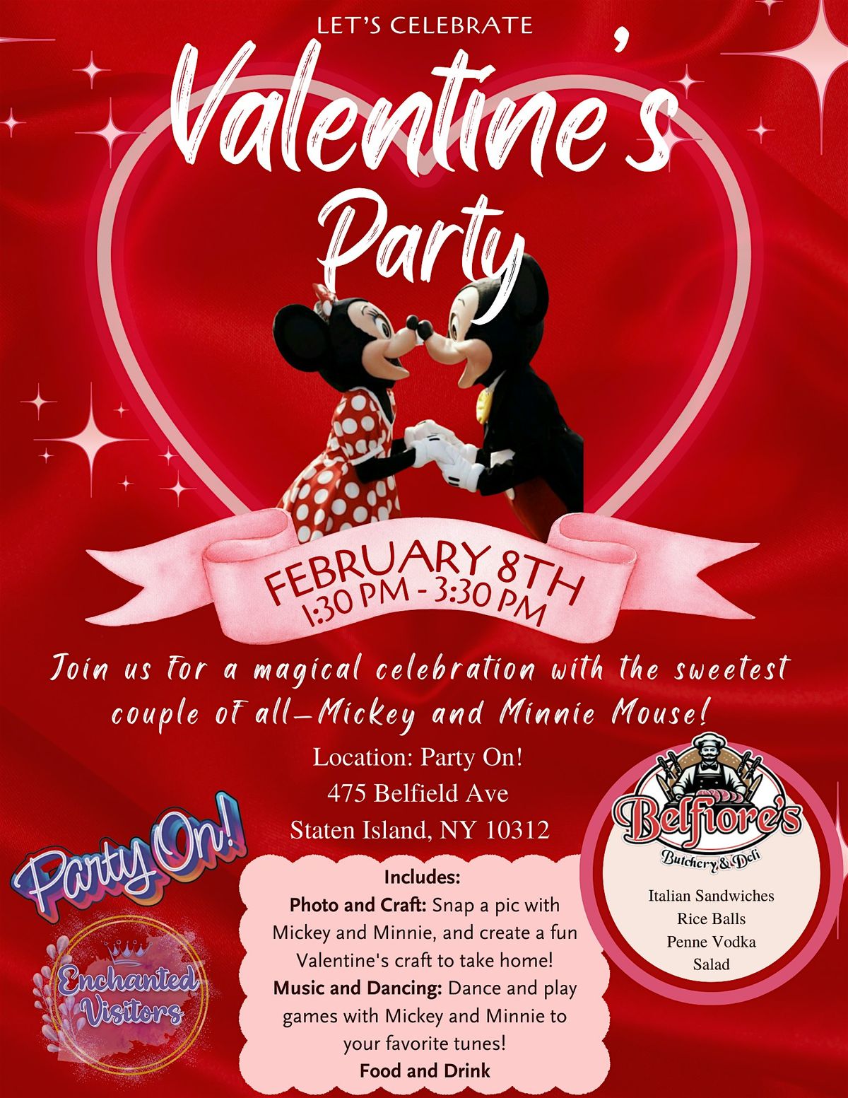 Valentine Party with Mickey and Minnie