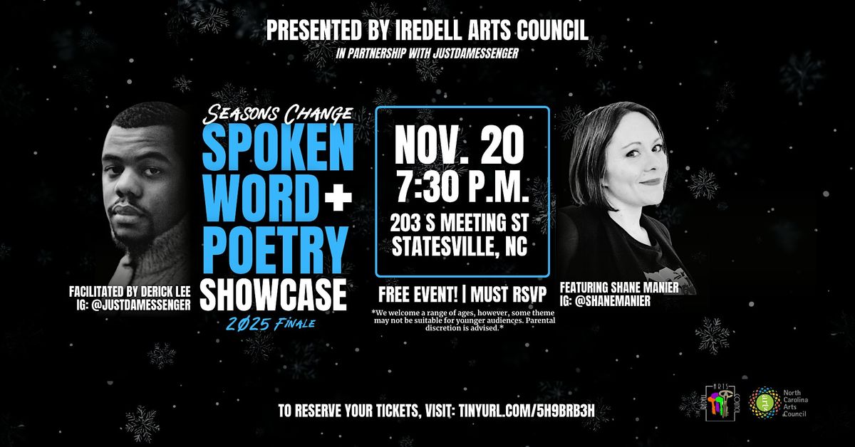 Seasons Change: Spoken Word Poetry Showcase