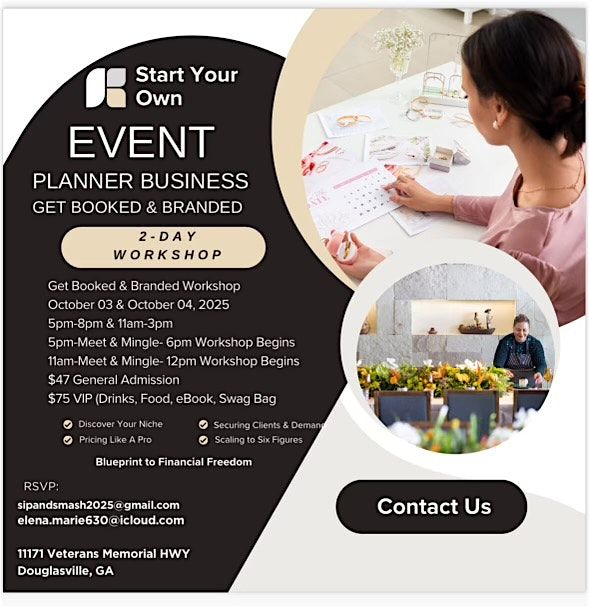 Event Planner Business Workshop