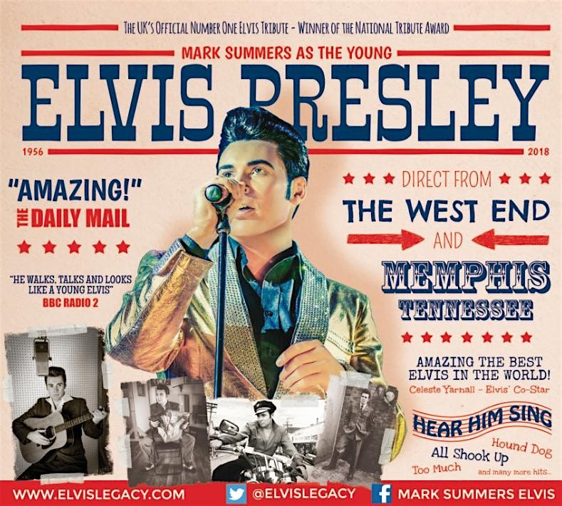 Mark Summers as The Young Elvis Presley - World Tour 2025