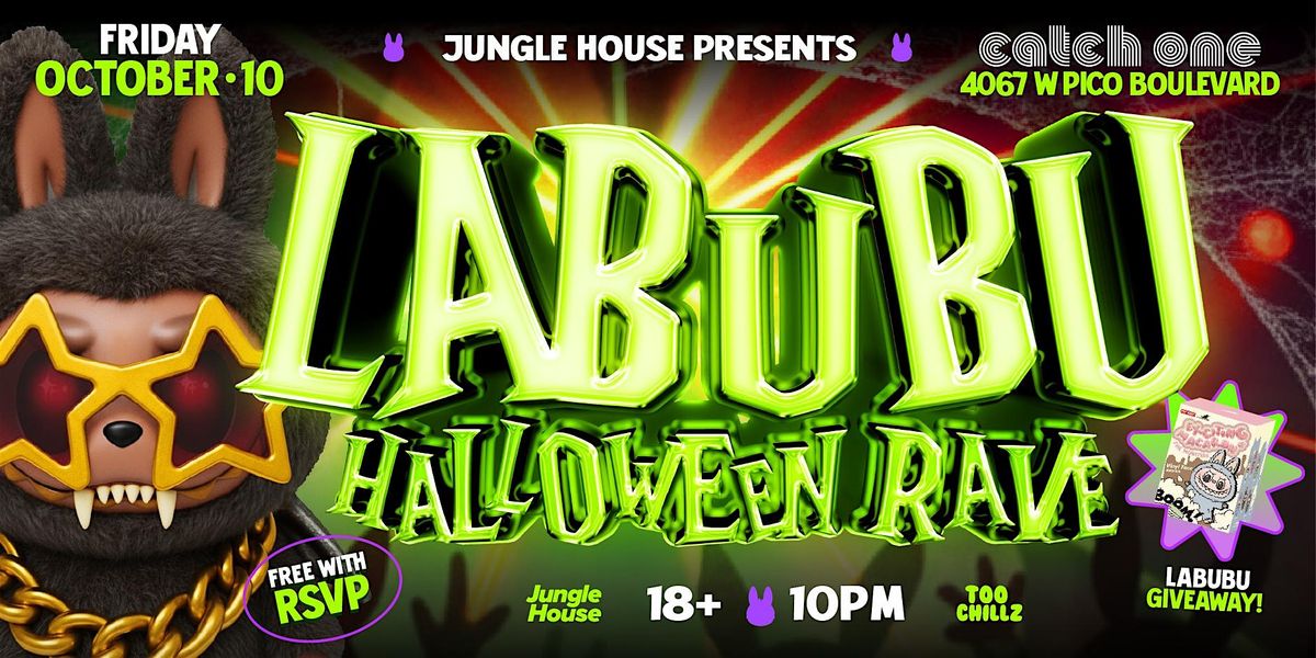 HALLOWEEN LABUBU RAVE @ CATCH ONE LOS ANGELES 18+