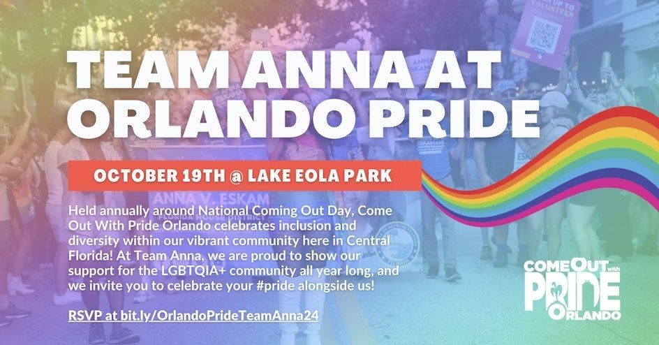 Join Team Anna at Orlando Pride!