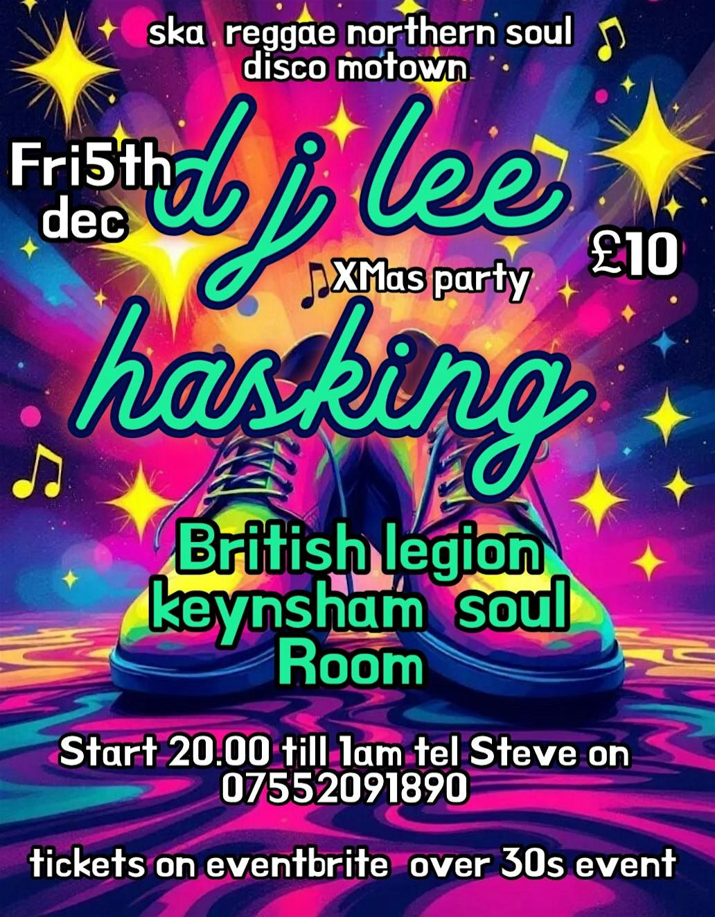 Retro Xmas party  over 30s event  5th Dec Keynsham British Legion