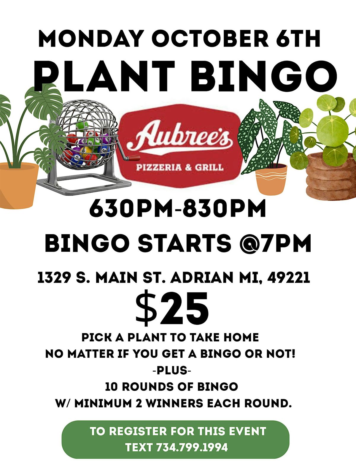 Plant Bingo
