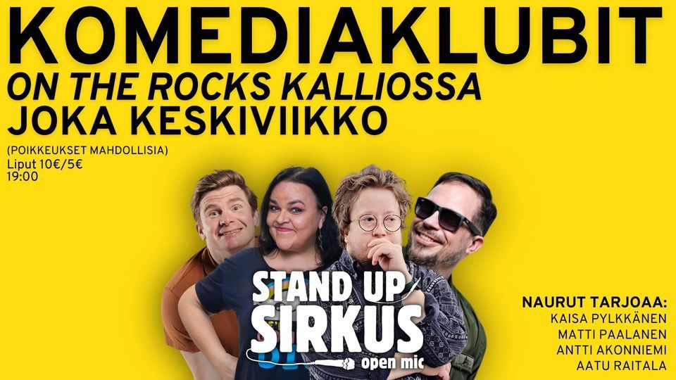 Stand Up -Sirkus open mic