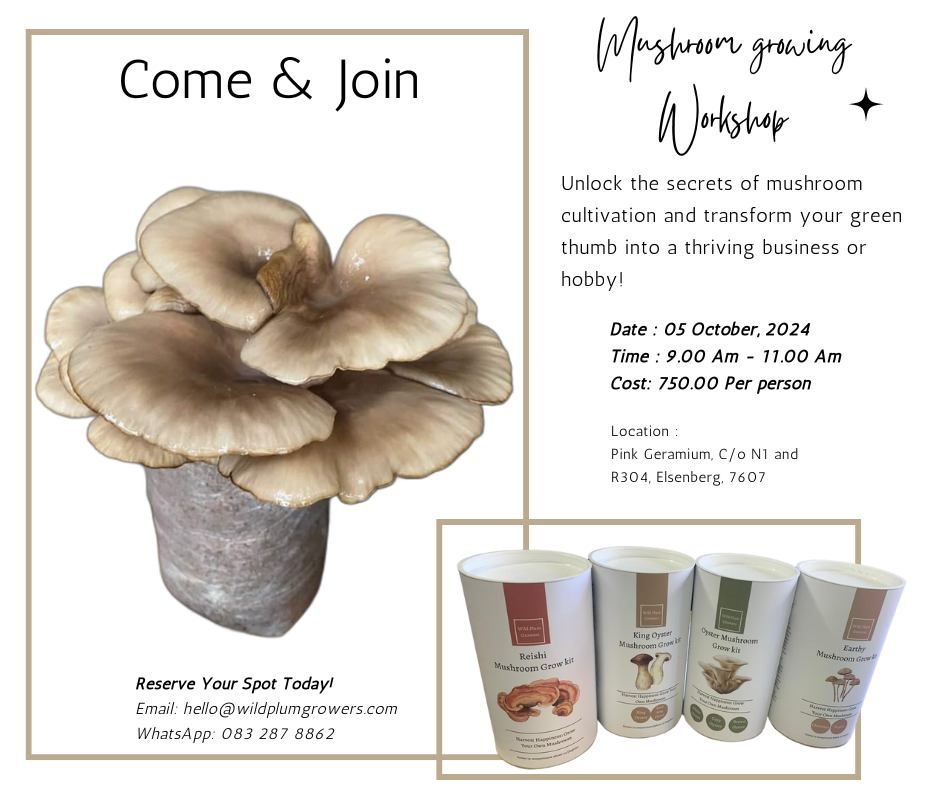 Join Our Mushroom Growing Workshop!