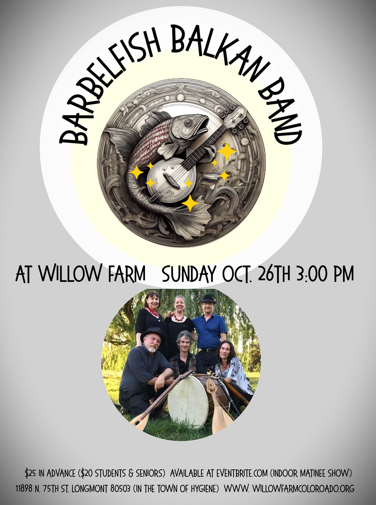 Barbelfish Balkan Band at Willow Farm