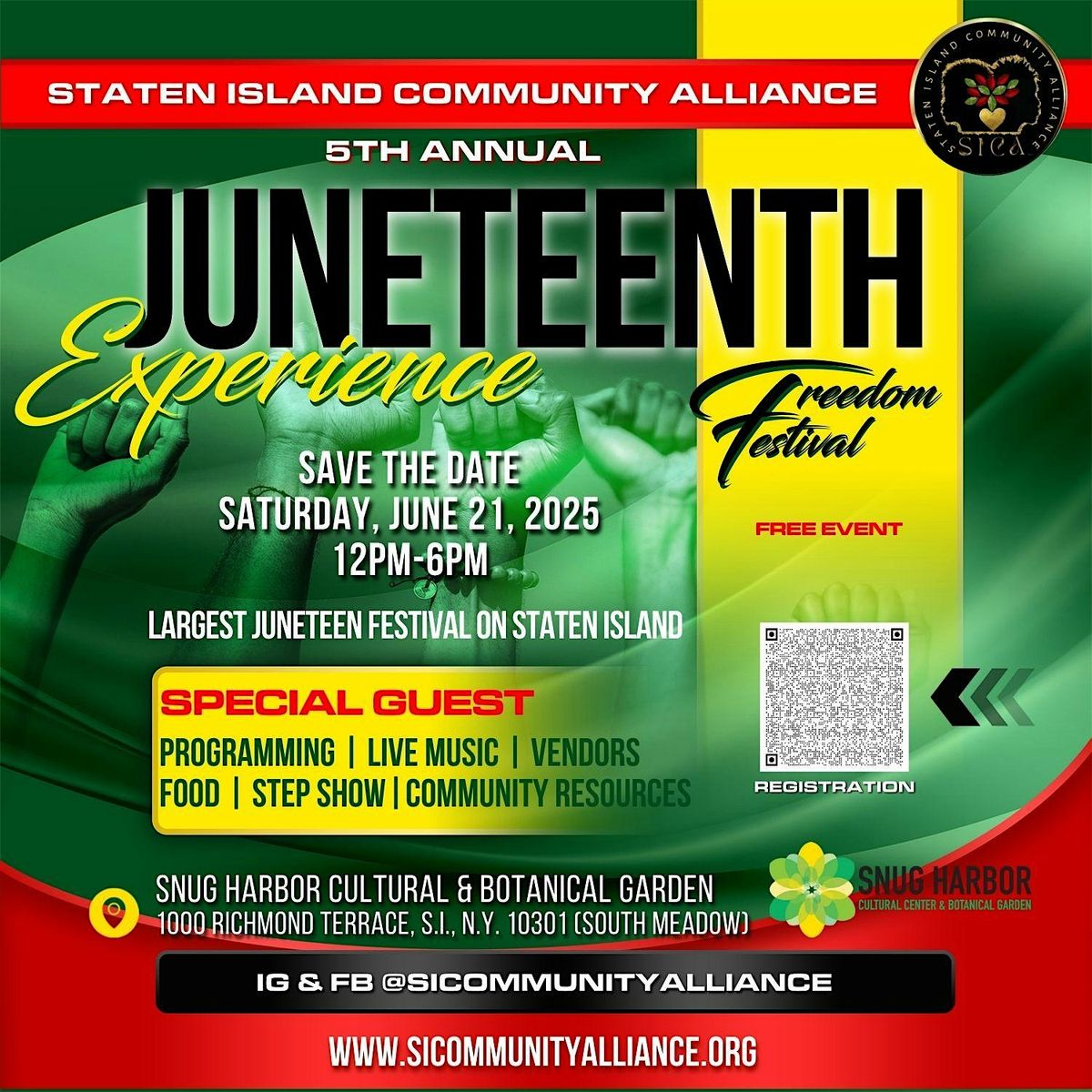 SICA 5th Annual Juneteenth Freedom Festival! 'Family Reunion'