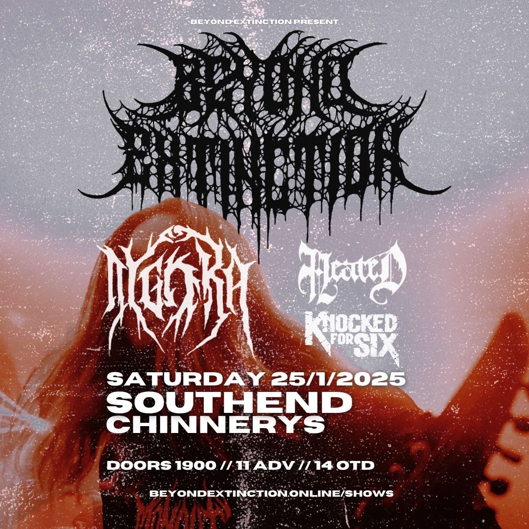 Beyond Extinction + Dygora, Heated and Knocked for Six @ Chinnerys, Southend