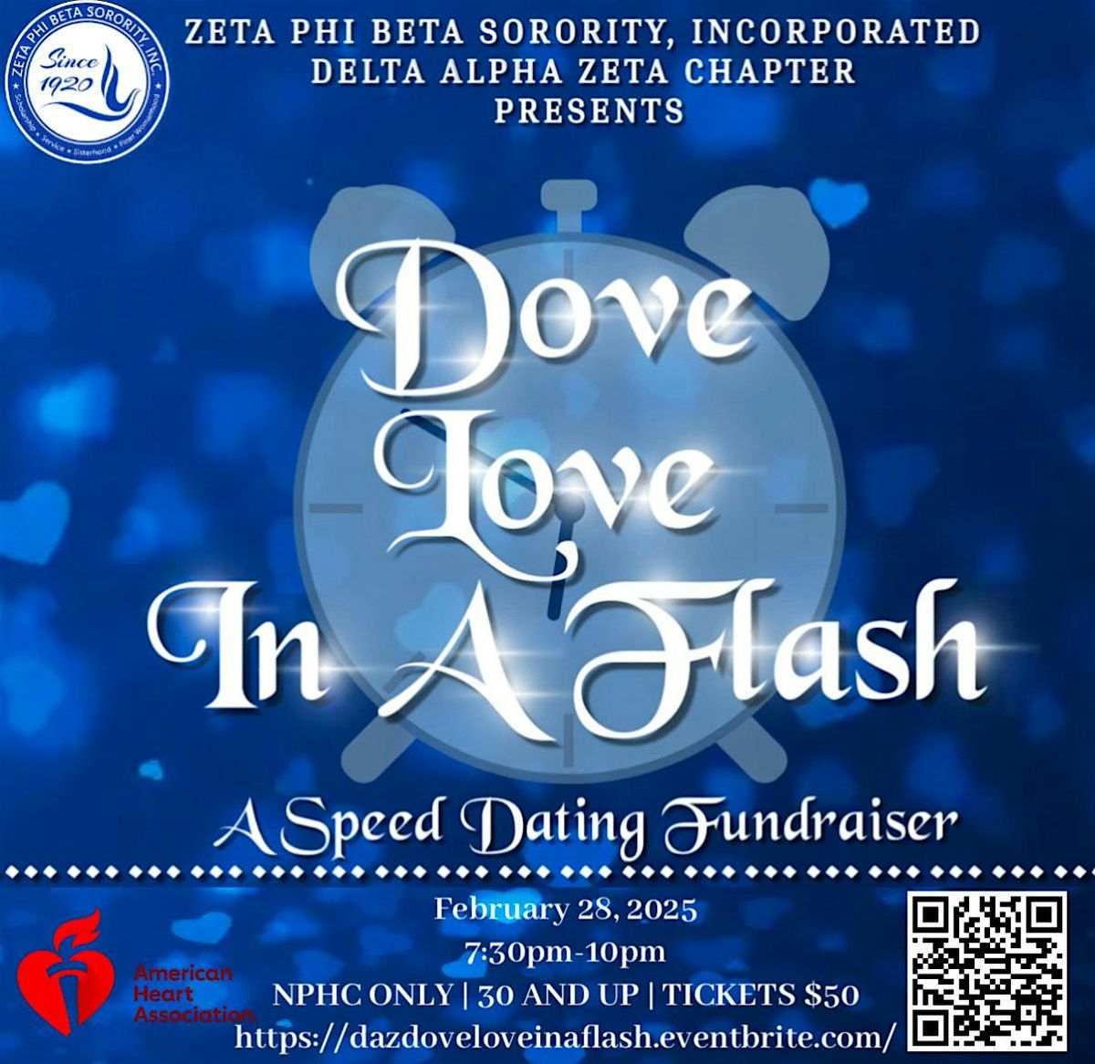 DAZ\u2019 Dove Love In A Flash: A Speed Dating Fundraiser