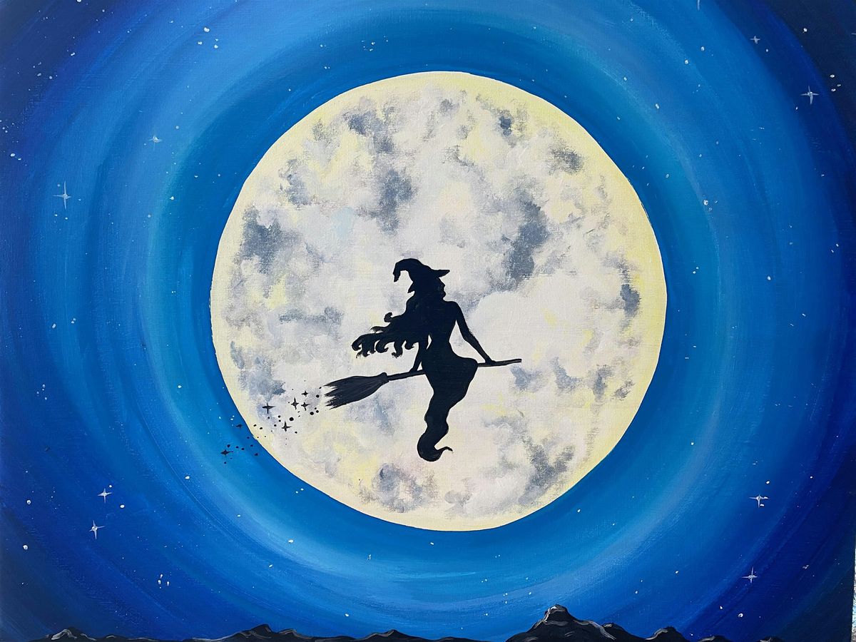 Moonlight Witch paint and sip in San Clemente!