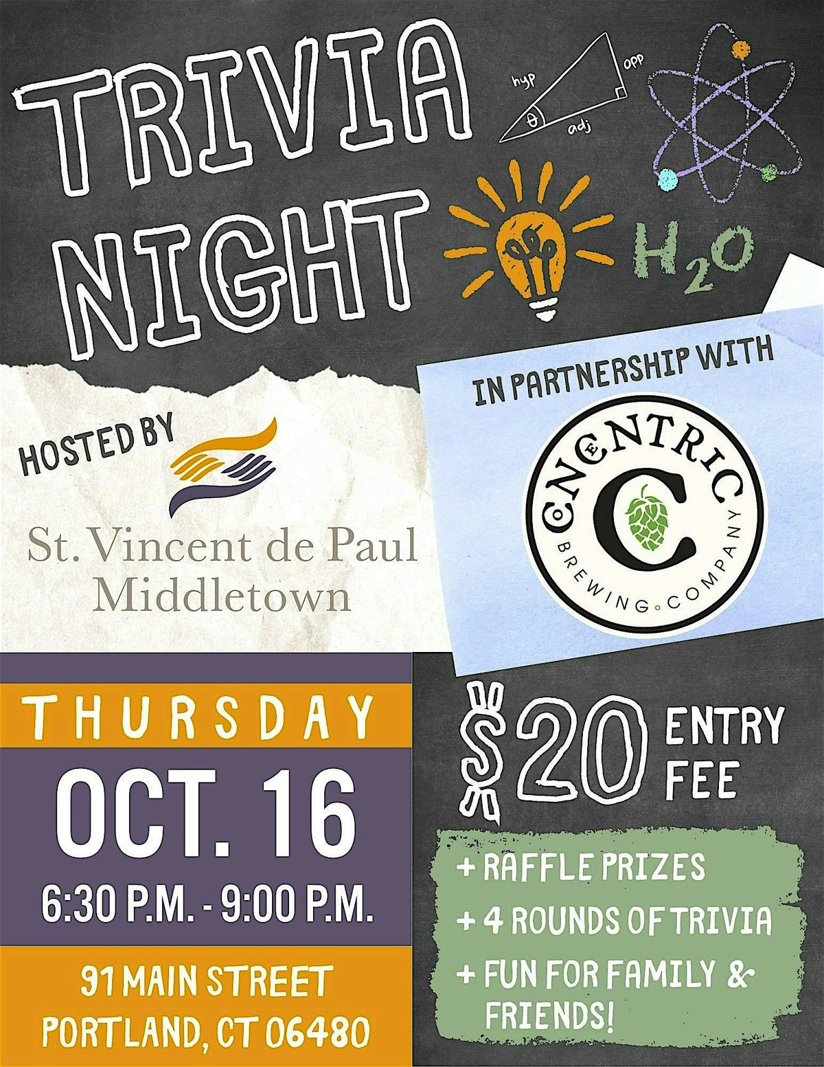SVDM Trivia Night at Concentric Brewing