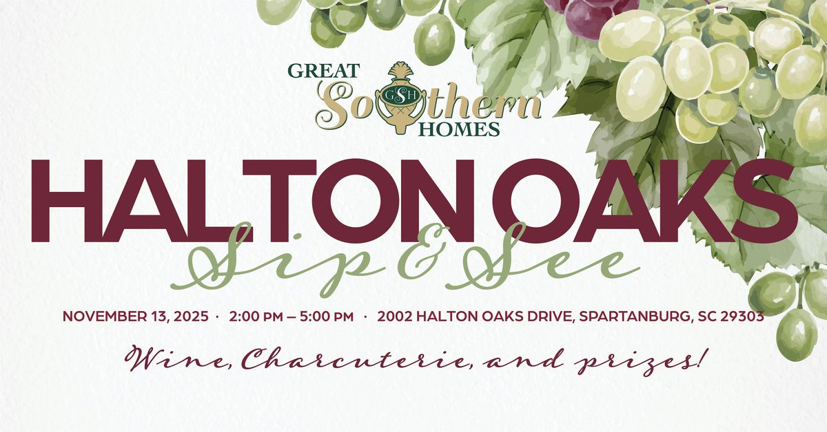 Halton Oaks Sip & See