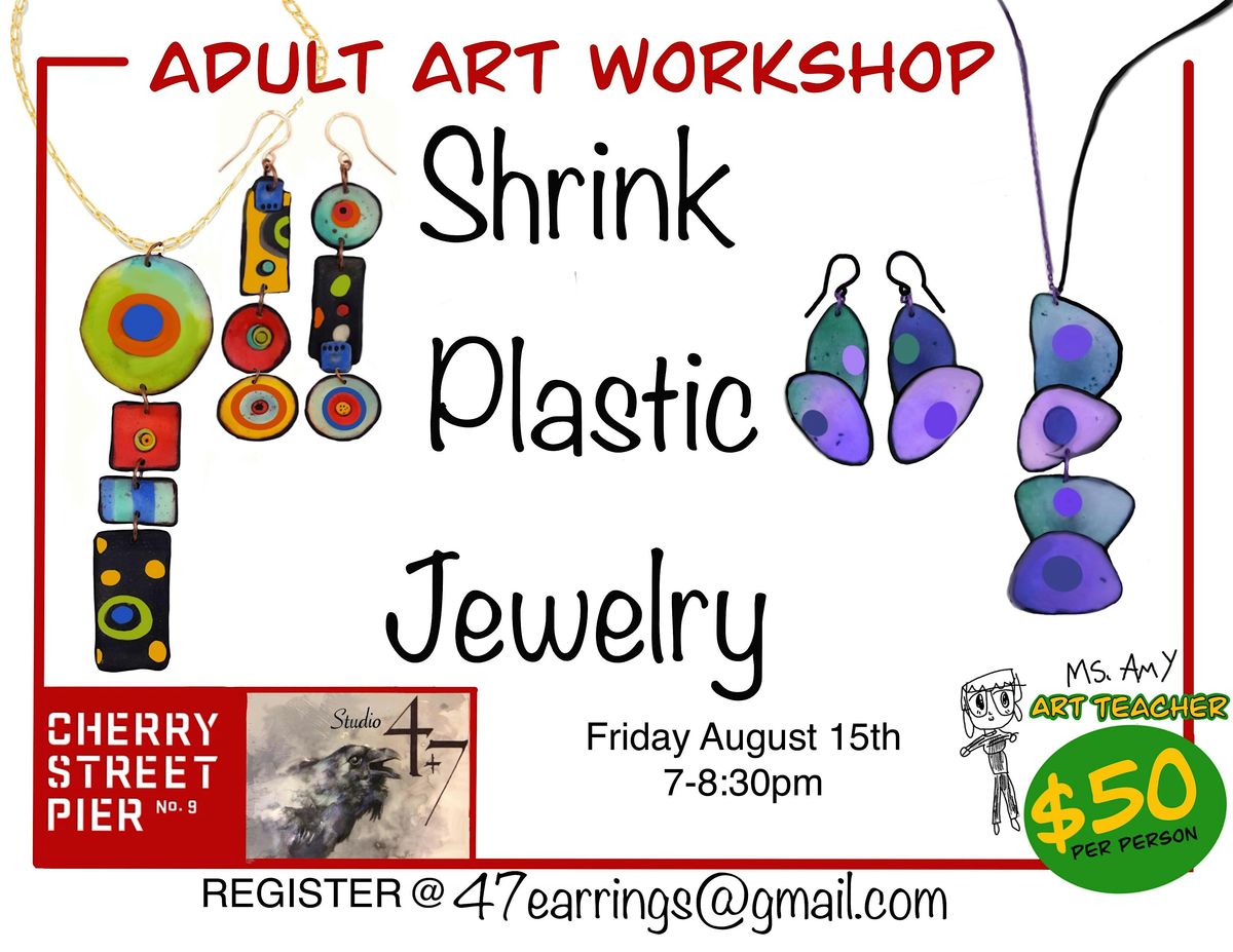 Make your own shrink plastic jewelry