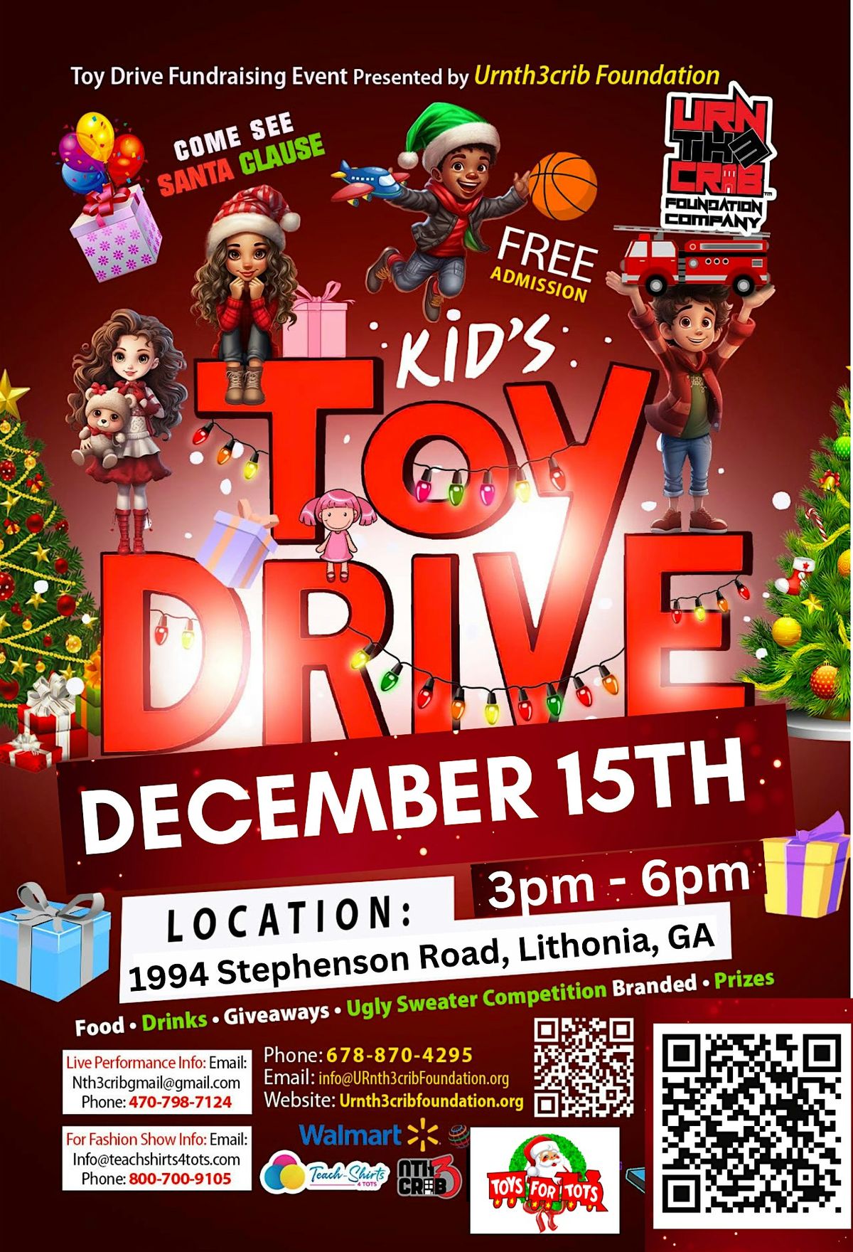 Kids Toy Drive Giveaway