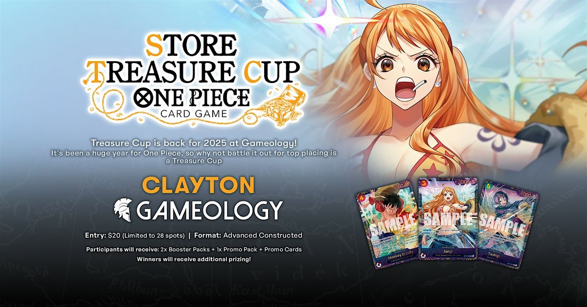 ONE PIECE - Store Treasure Cup - Gameology CLAYTON - 27\/11\/25