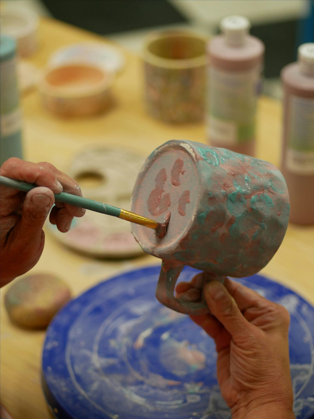 Paint a Hand Thrown Vase!