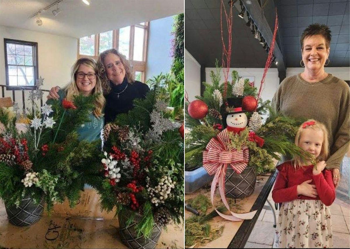 Get a Head Start on Holiday Cheer: Winter Container Pot Workshop-Dun