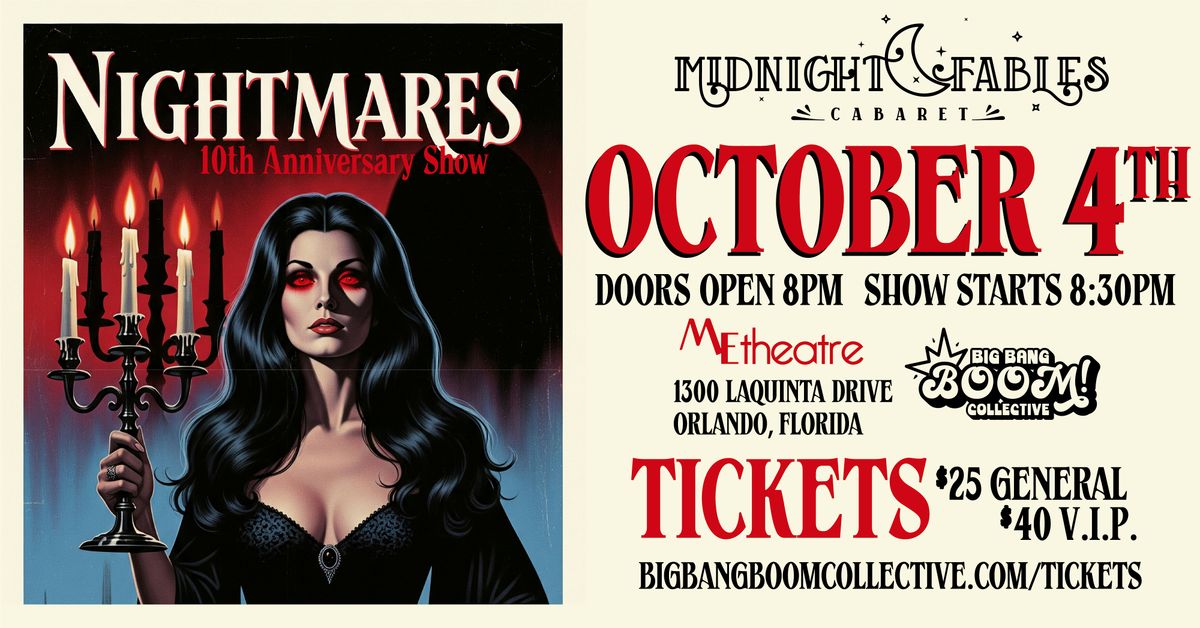 NIGHTMARES \u2014 10 Years of Midnight Fables Cabaret