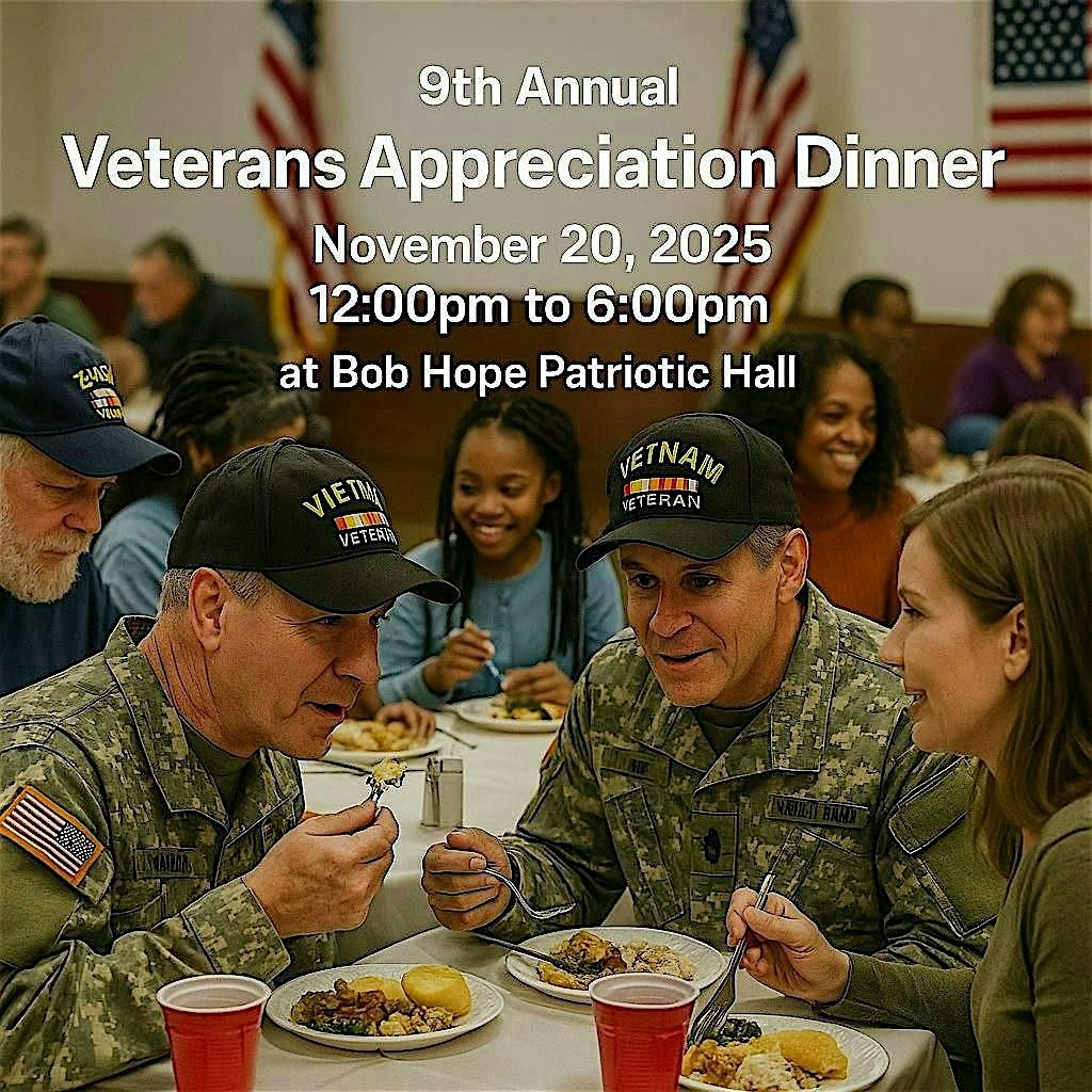 9th Annual Veterans Thanksgiving Appreciation Dinner