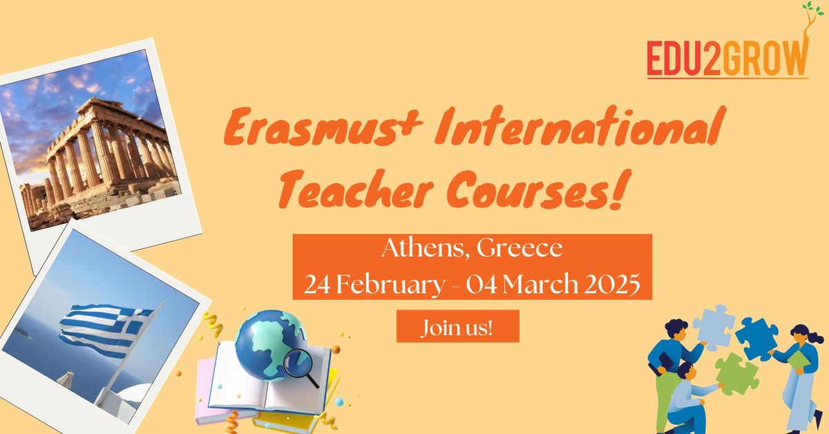 Erasmus+ International Teacher Courses in Athens, Greece 