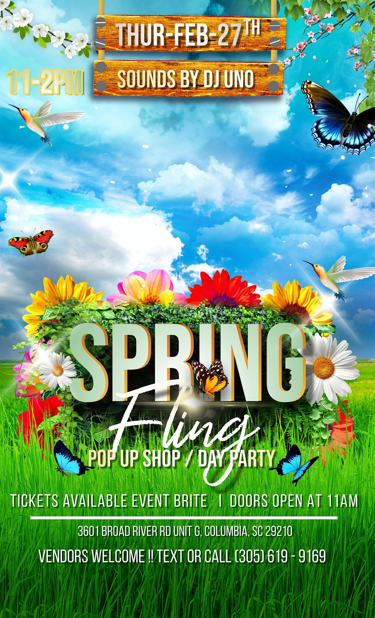 Spring Fling Pop up Shop  \/ Day Party