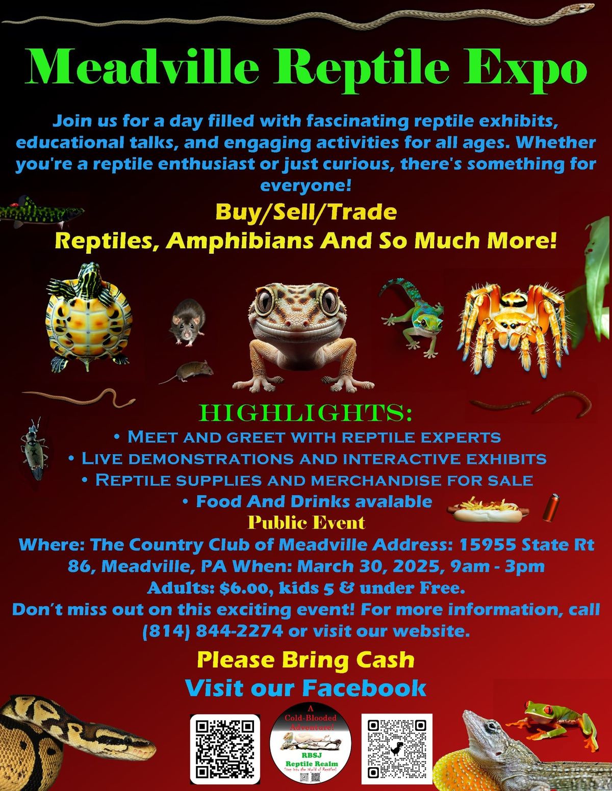 Meadville Reptile Expo