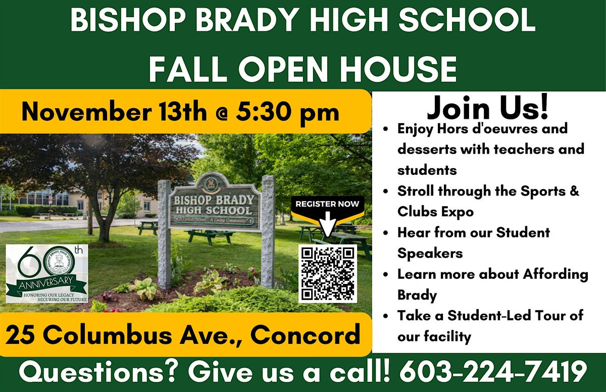 Bishop Brady High School Fall Open House