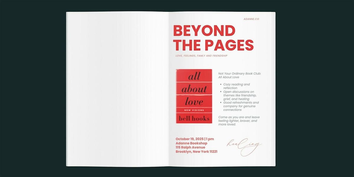 Beyond The Pages: All About Love