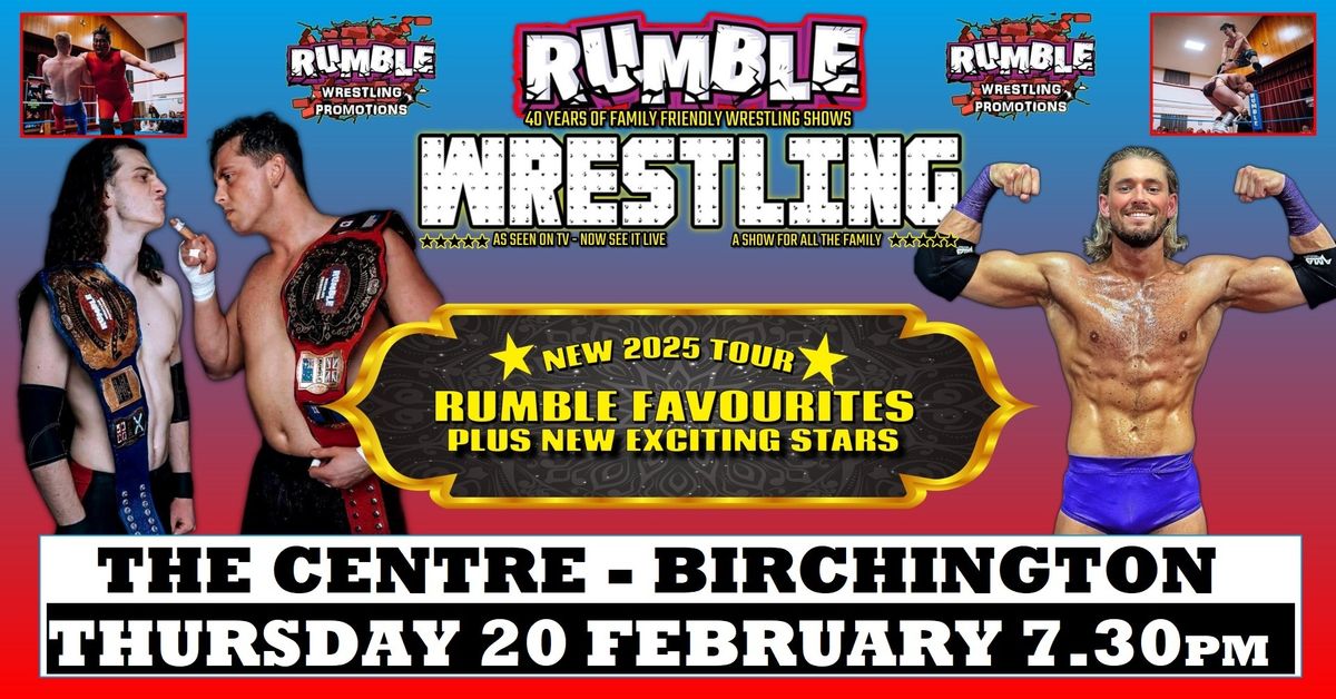 Rumble Wrestling 2025 Tour Comes to Birchington