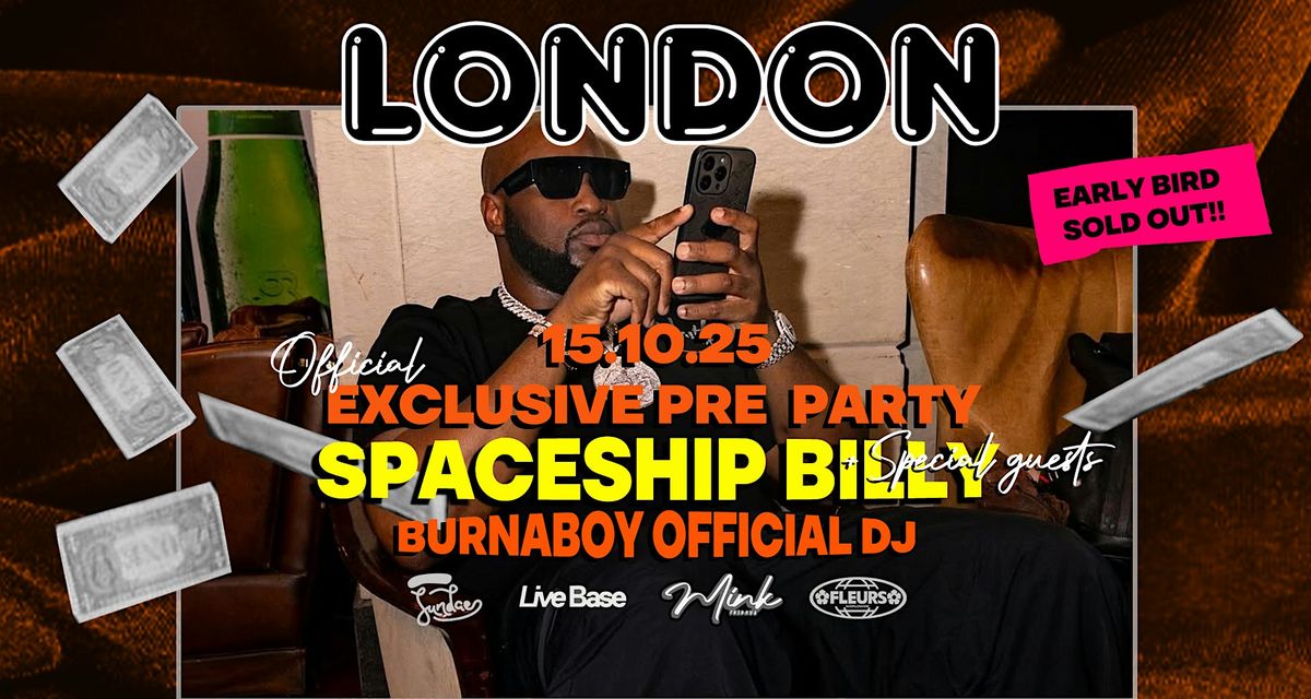 BURNA BOY OFFICIAL DJ + SPECIAL GUESTS - EXCLUSIVE PRE   PARTY