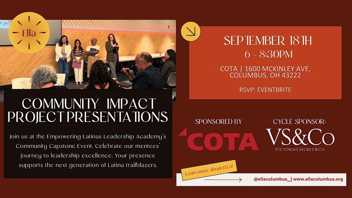 ELLA Community Capstone Presentations: Latina Leaders in Action