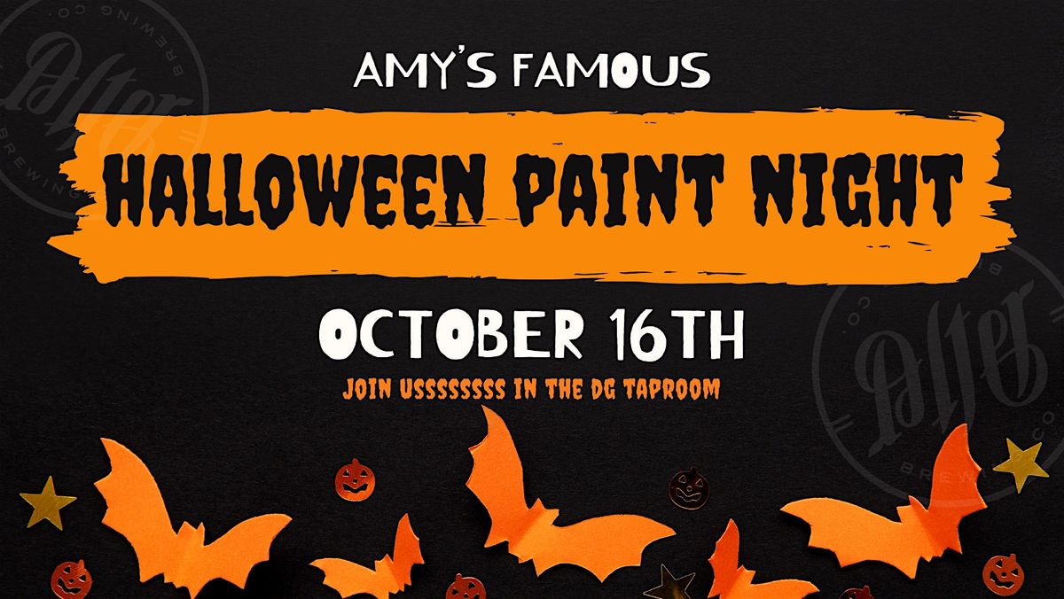 Amy's Famous Halloween Paint Night