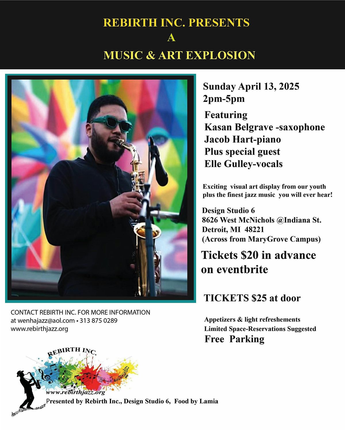 Rebirth Inc. presents a Music & Art Explosion