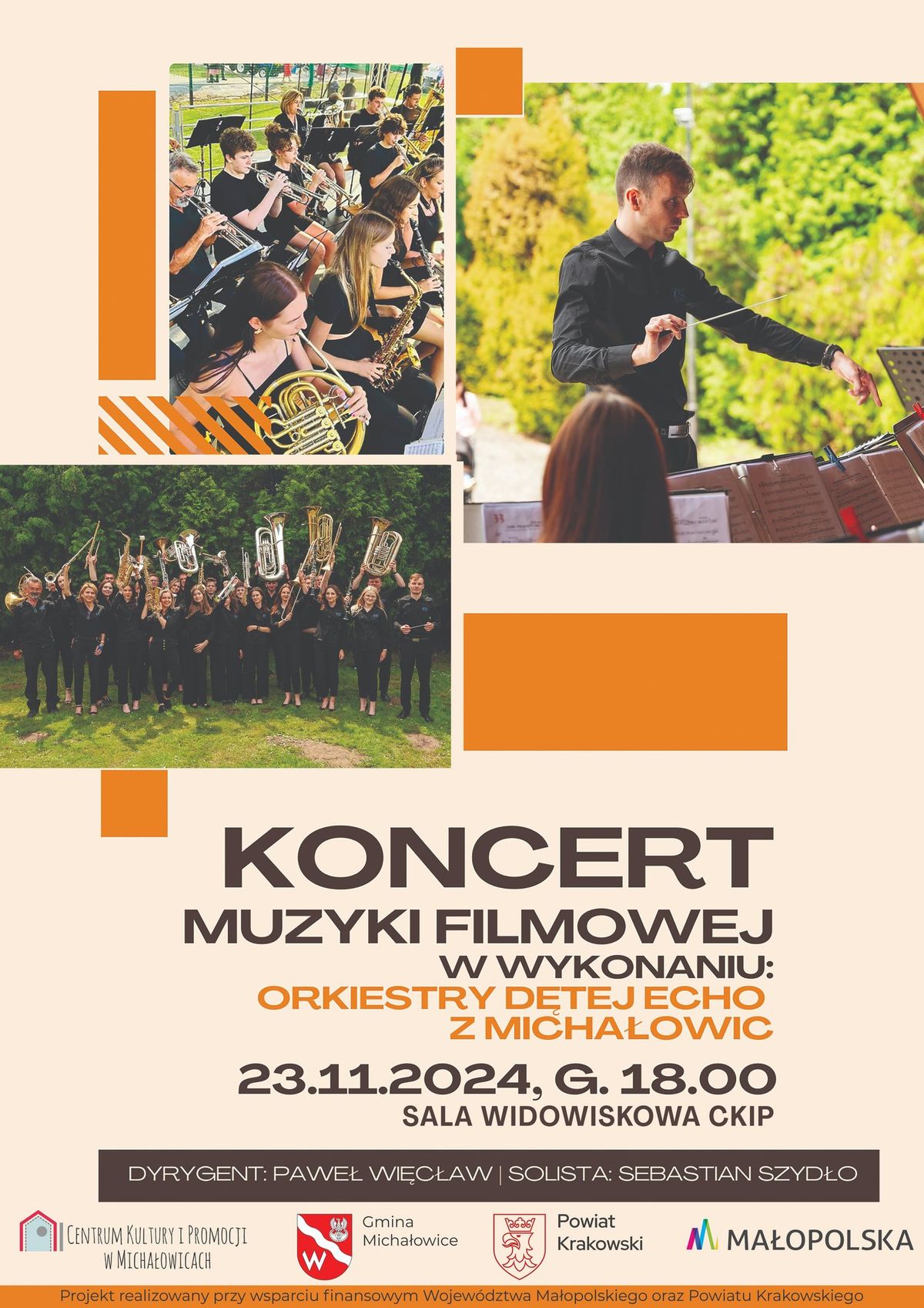 Koncert Muzyki Filmowej Orkiestry D\u0119tej "Echo" z Micha\u0142owic