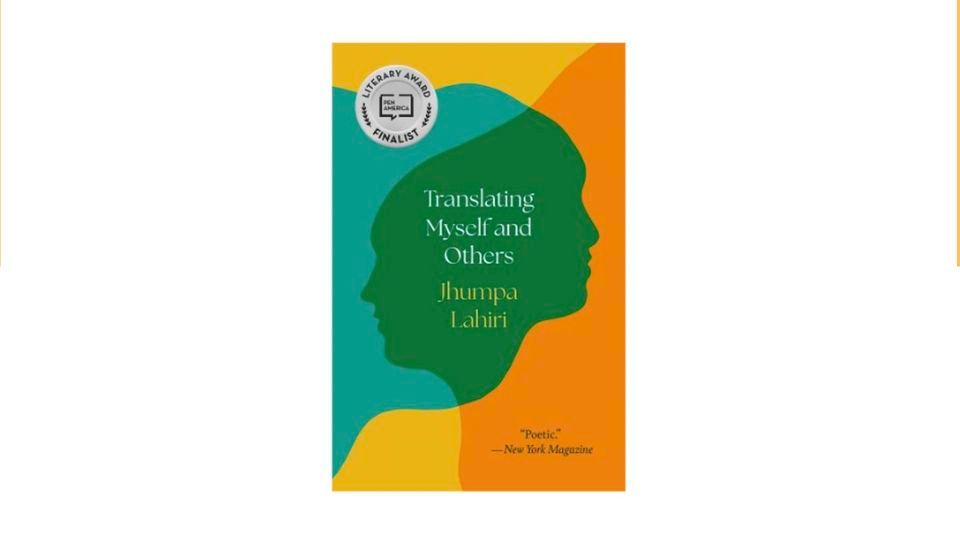Book Discussion: Translating Myself and Others