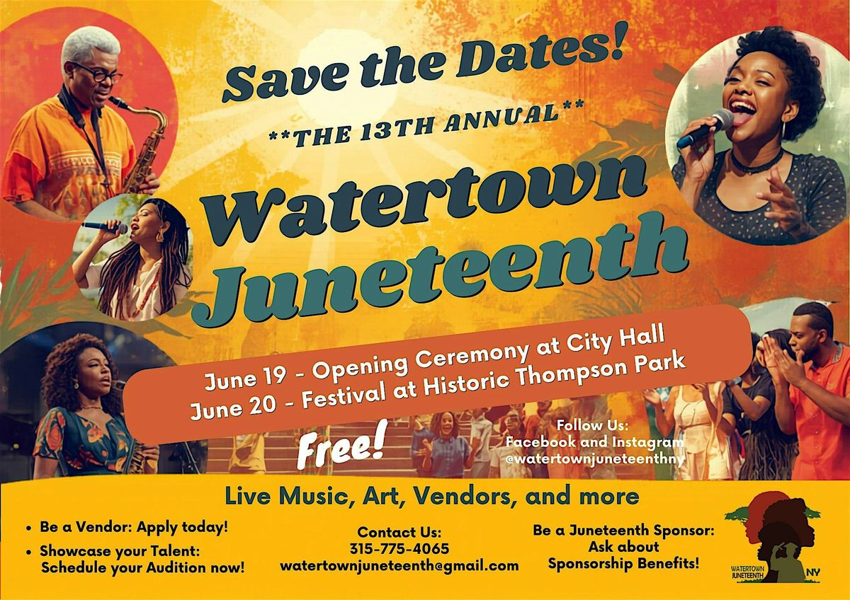 The 13th Annual Watertown Juneteenth!
