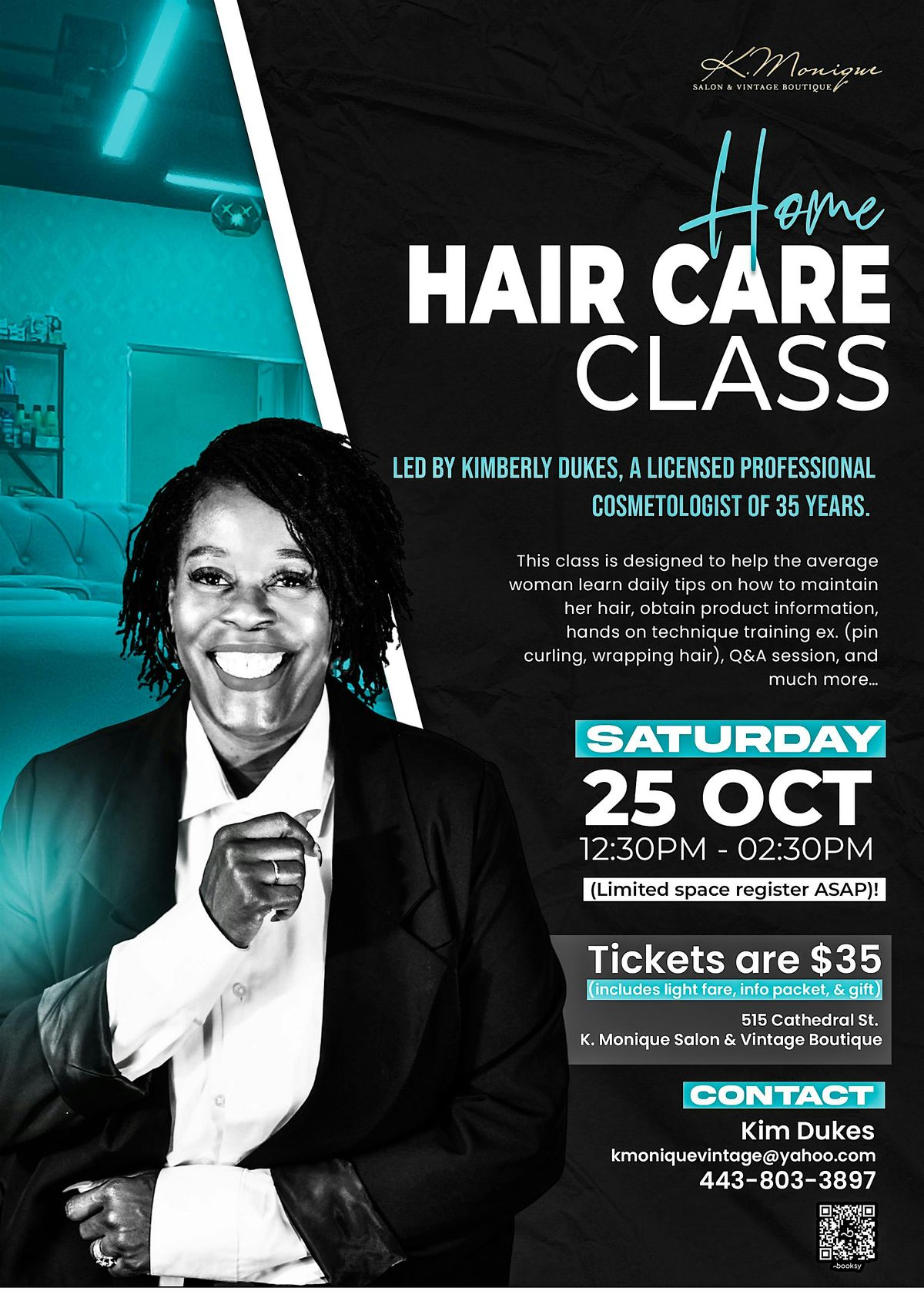 Home Hair Care Class \u201cget in the FLOH\u201d