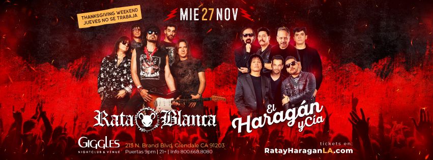 Rata Blanca y Haragan en Los Angeles