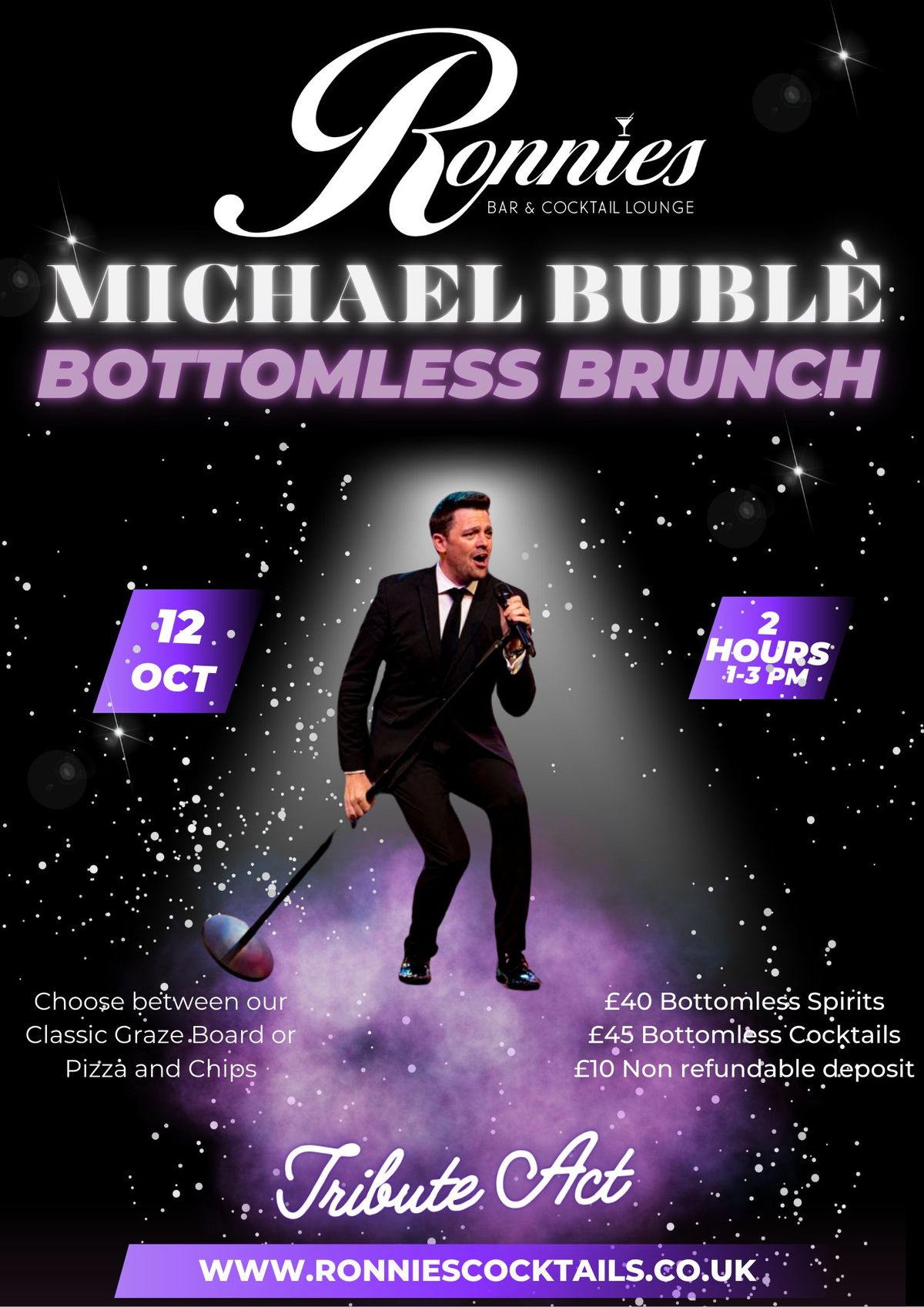 Michael Buble Tribute Bottomless Brunch - Michael Appleton