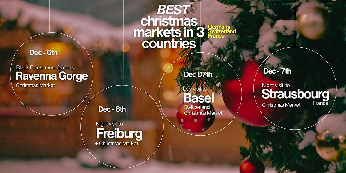 Best Christmas Markets in 3 Countries