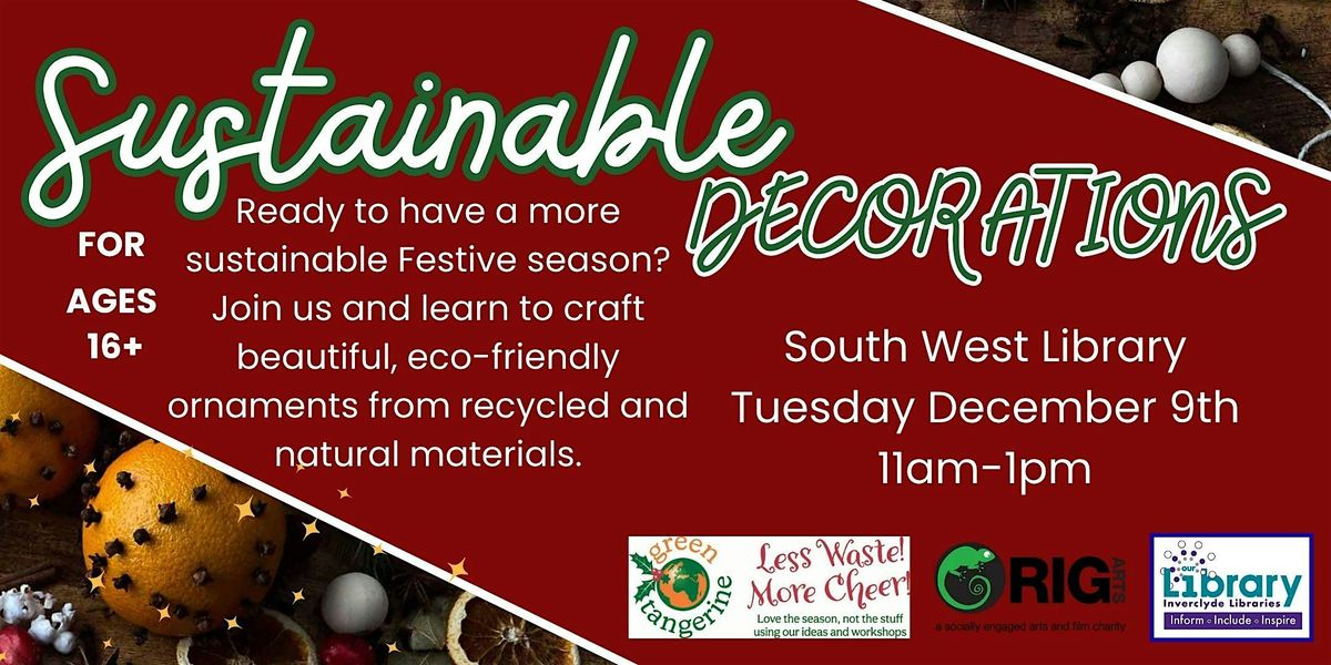 Sustainable Decorations Workshop