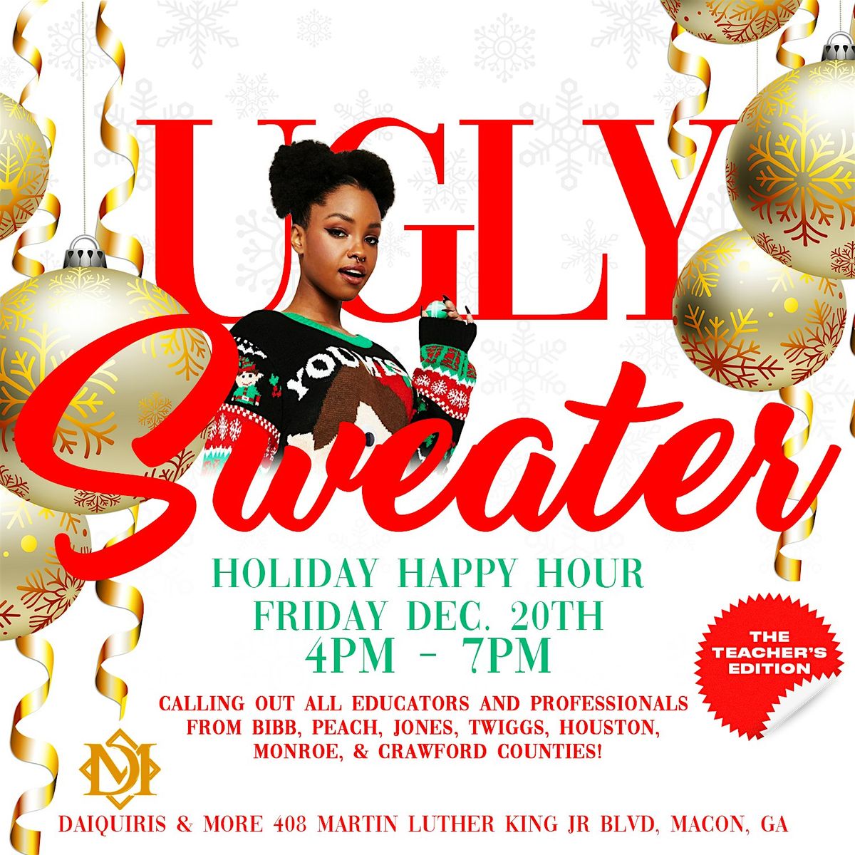 Ugly Sweater Holiday Happy Hour