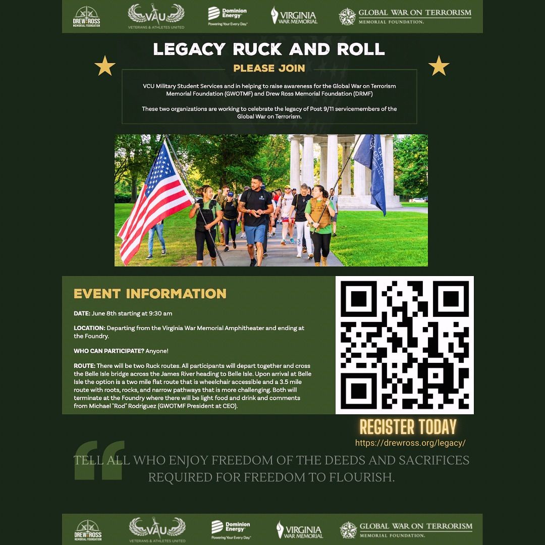 Legacy Ruck and Roll hosted by Drew Ross Memorial Foundation
