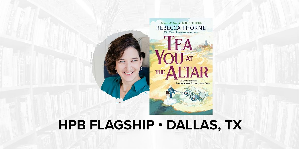 Talk and Book Signing with Bestselling Author Rebecca Thorne