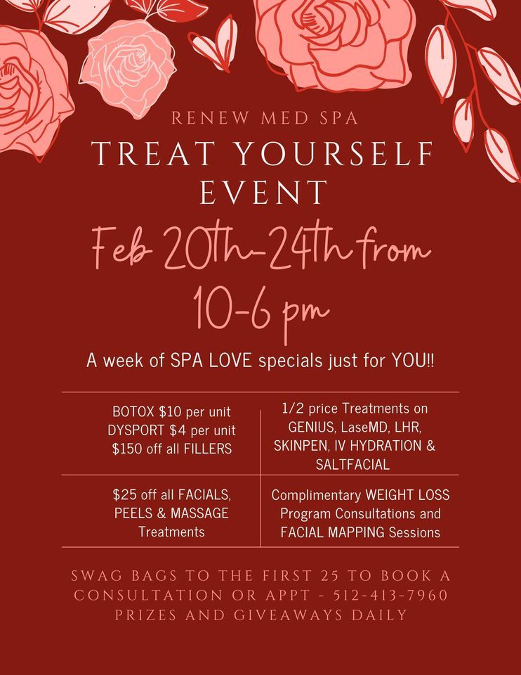 Treat Yourself at Renew Med Spa Event